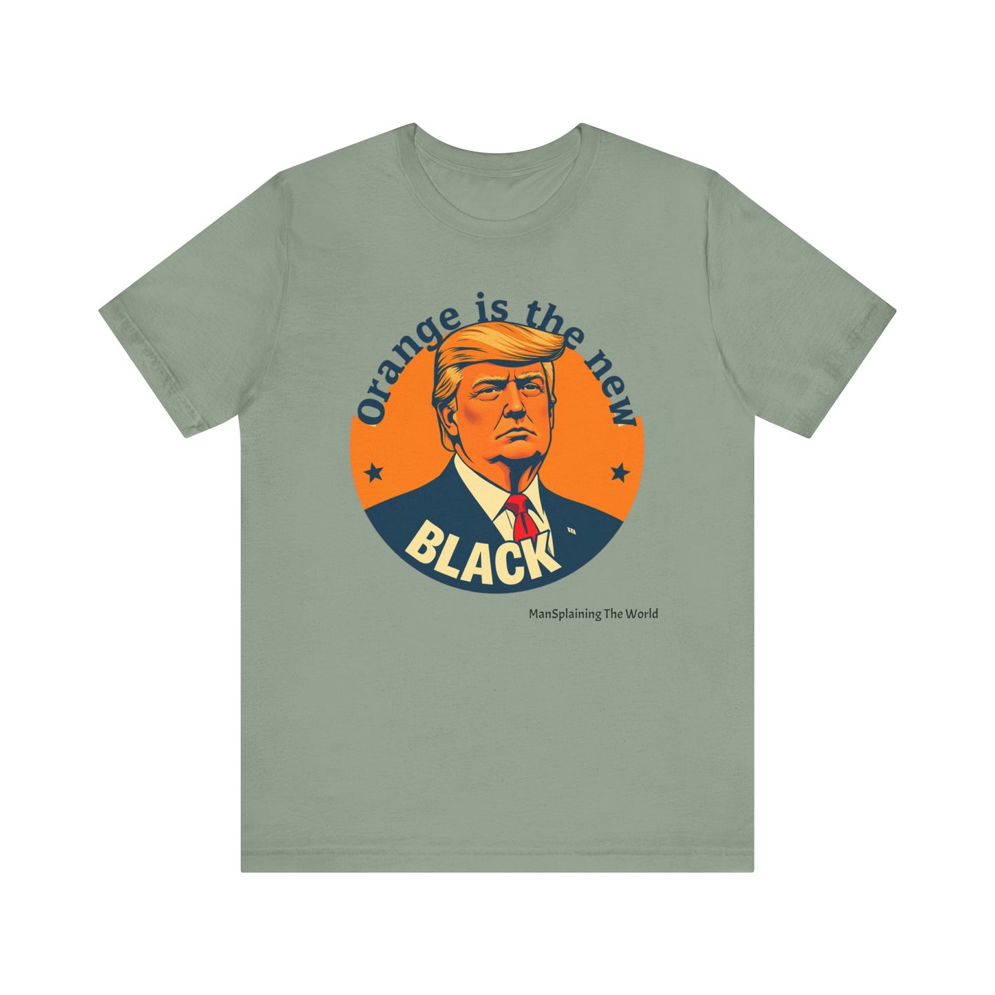 Trump "Orange is the new Black" Mansplained Unisex Jersey Short Sleeve Tee