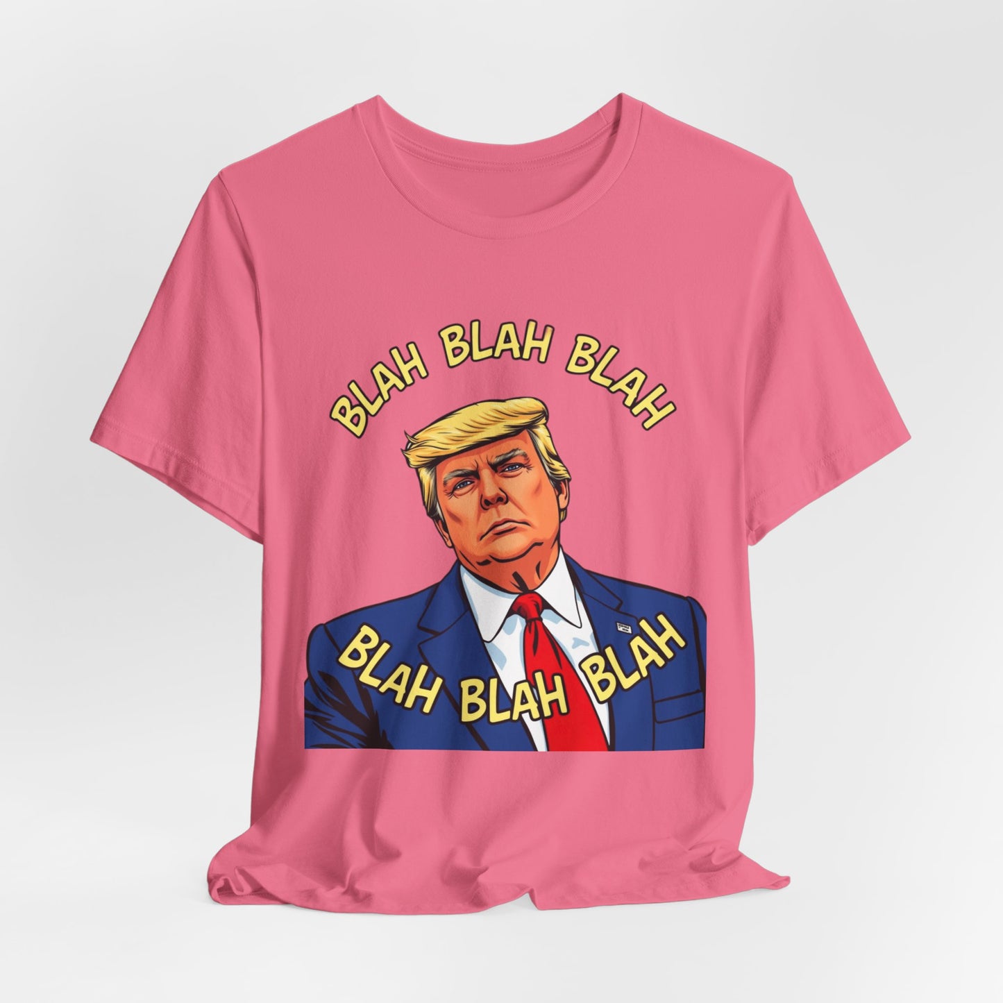 Trump "Blah Blah" Mansplained T-shirt Campaign Slogan Republican Democrat Policy Unisex Jersey Short Sleeve