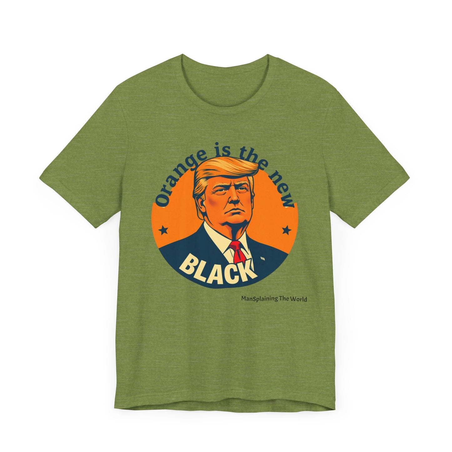 Trump "Orange is the new Black" Mansplained Unisex Jersey Short Sleeve Tee