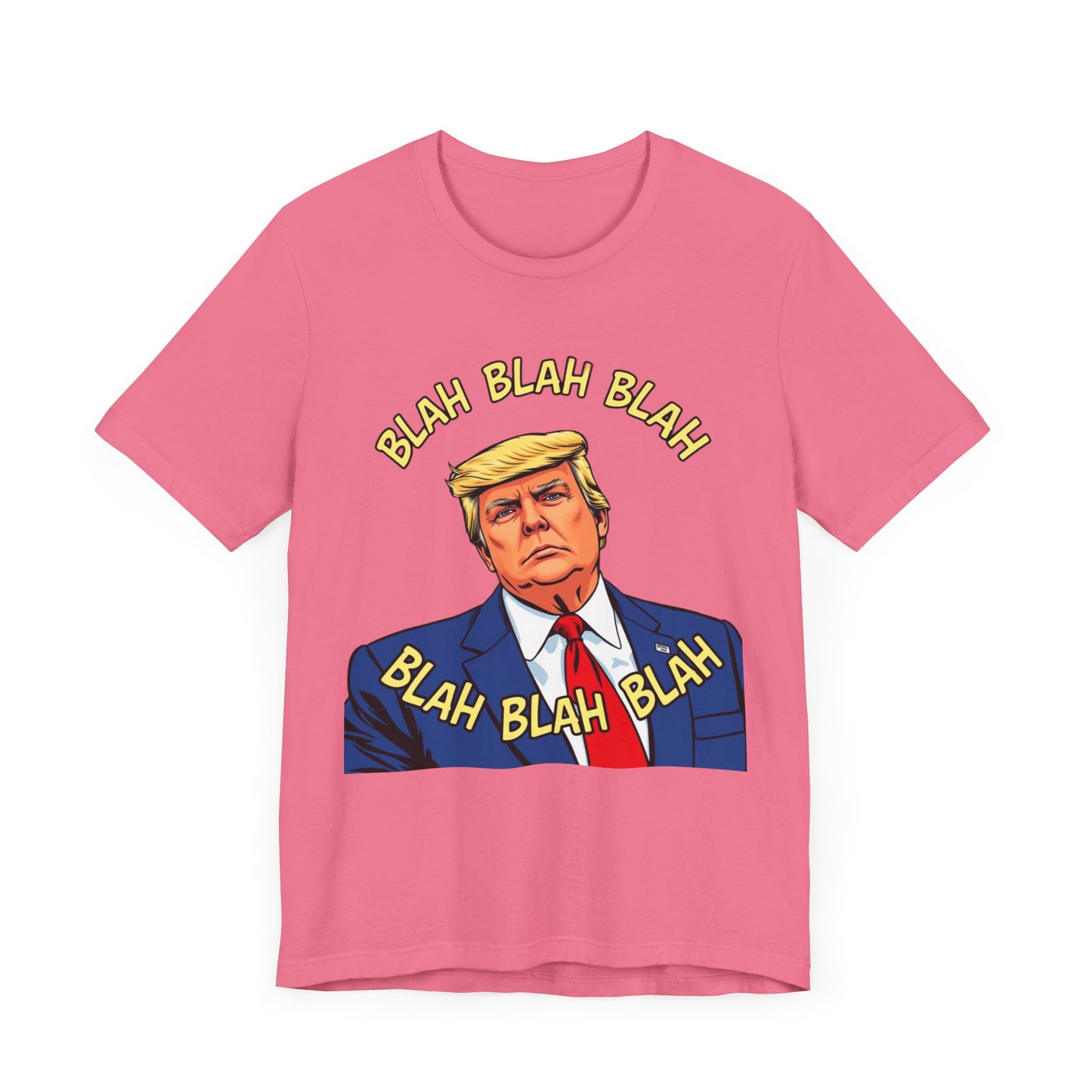 Trump "Blah Blah" Mansplained T-shirt Campaign Slogan Republican Democrat Policy Unisex Jersey Short Sleeve