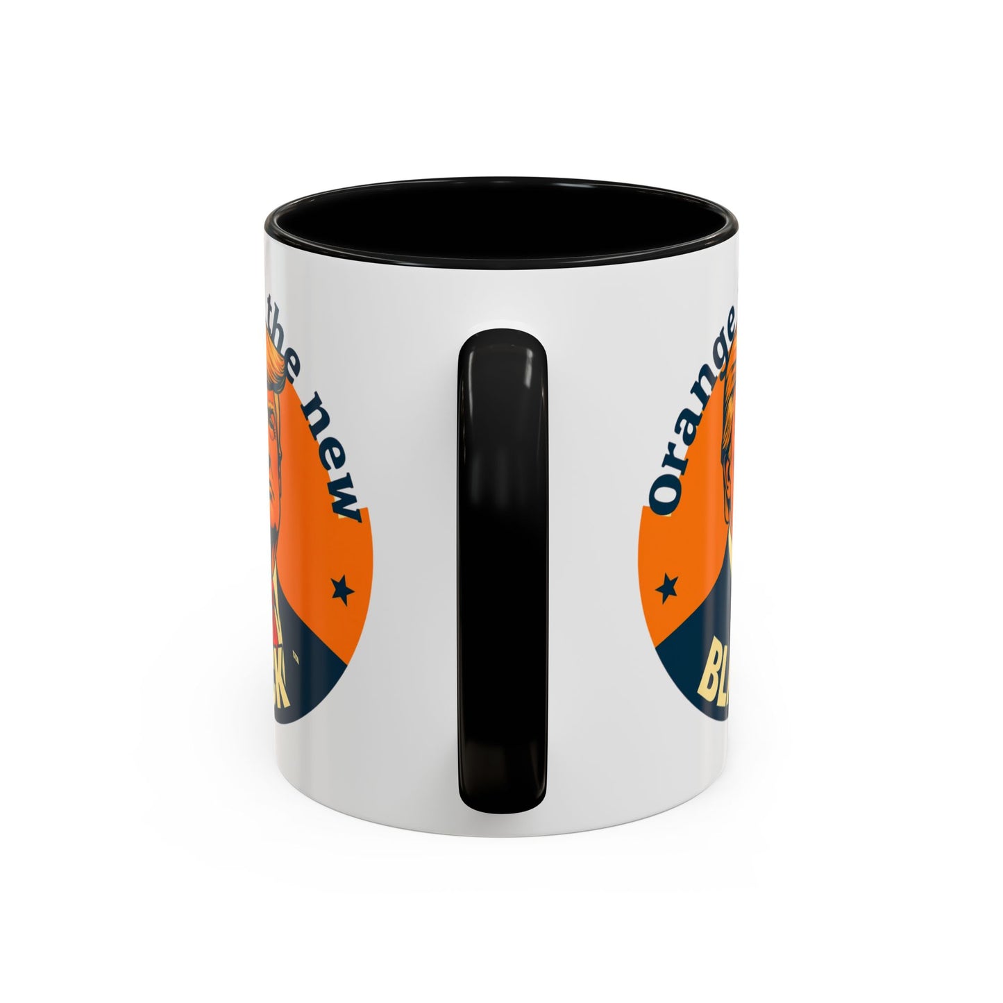 Trump "Orange is the new Black" Mansplained Accent Coffee Mug (11, 15oz)