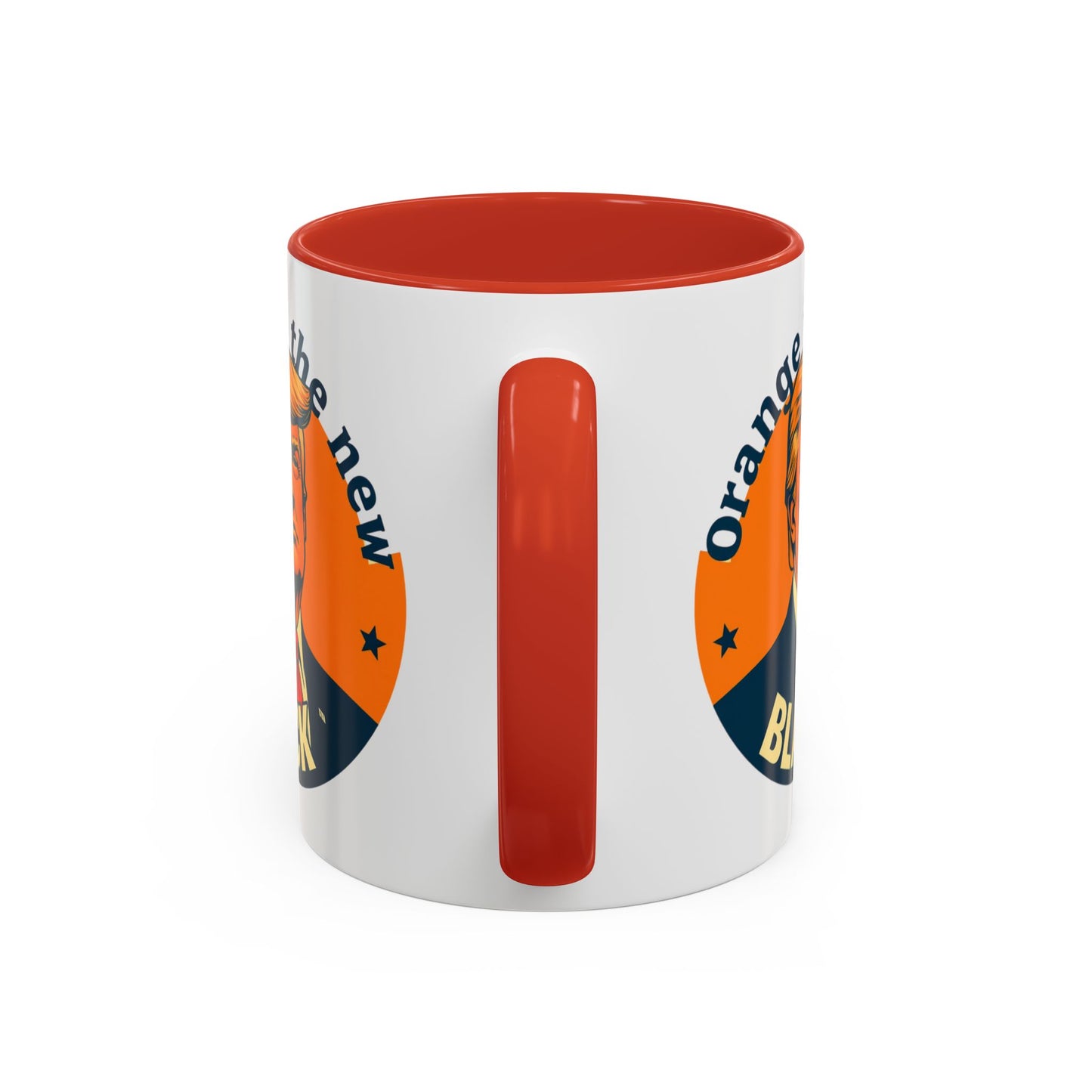 Trump "Orange is the new Black" Mansplained Accent Coffee Mug (11, 15oz)