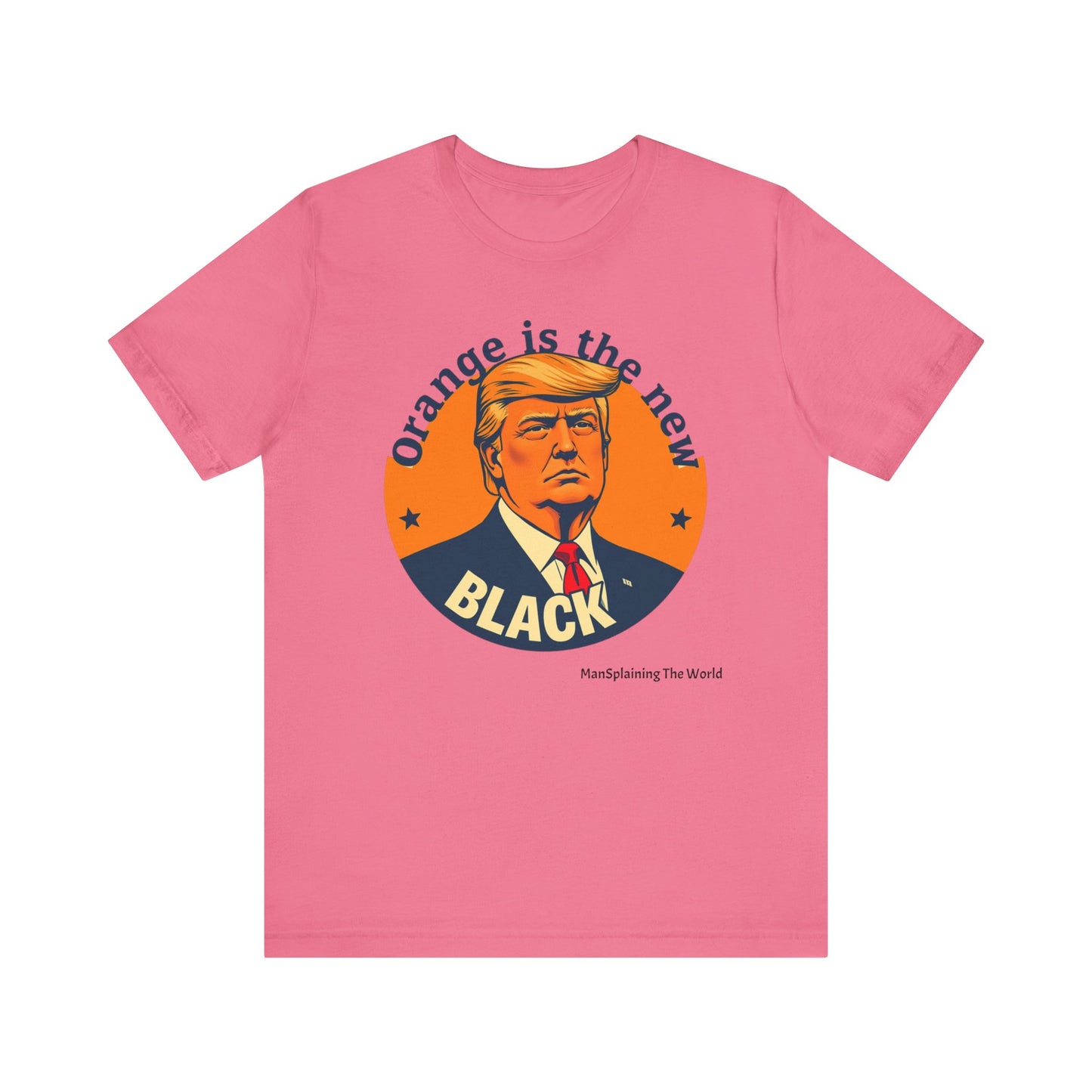 Trump "Orange is the new Black" Mansplained Unisex Jersey Short Sleeve Tee