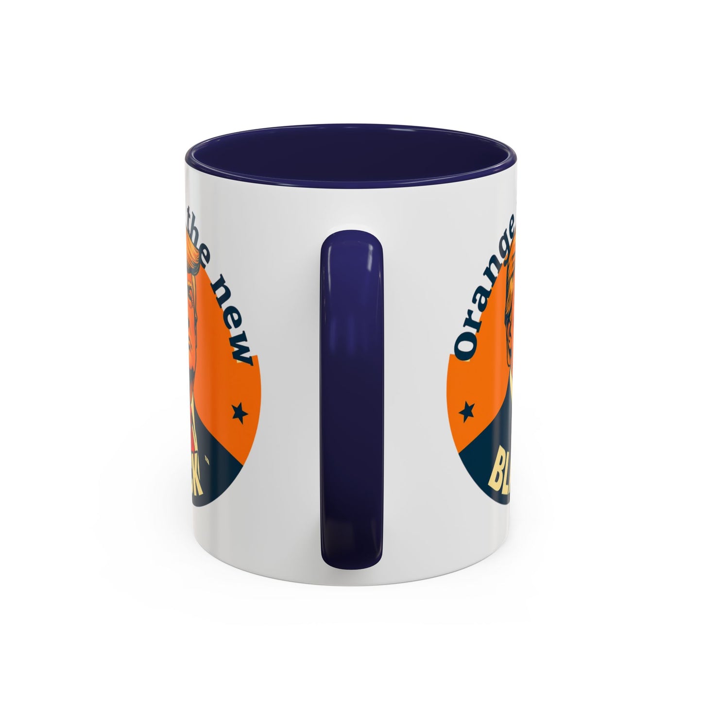 Trump "Orange is the new Black" Mansplained Accent Coffee Mug (11, 15oz)