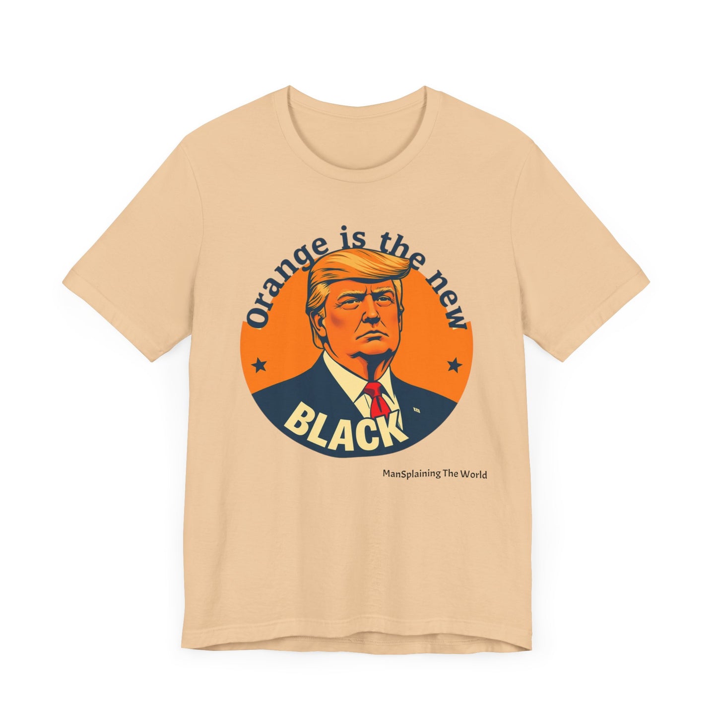 Trump "Orange is the new Black" Mansplained Unisex Jersey Short Sleeve Tee